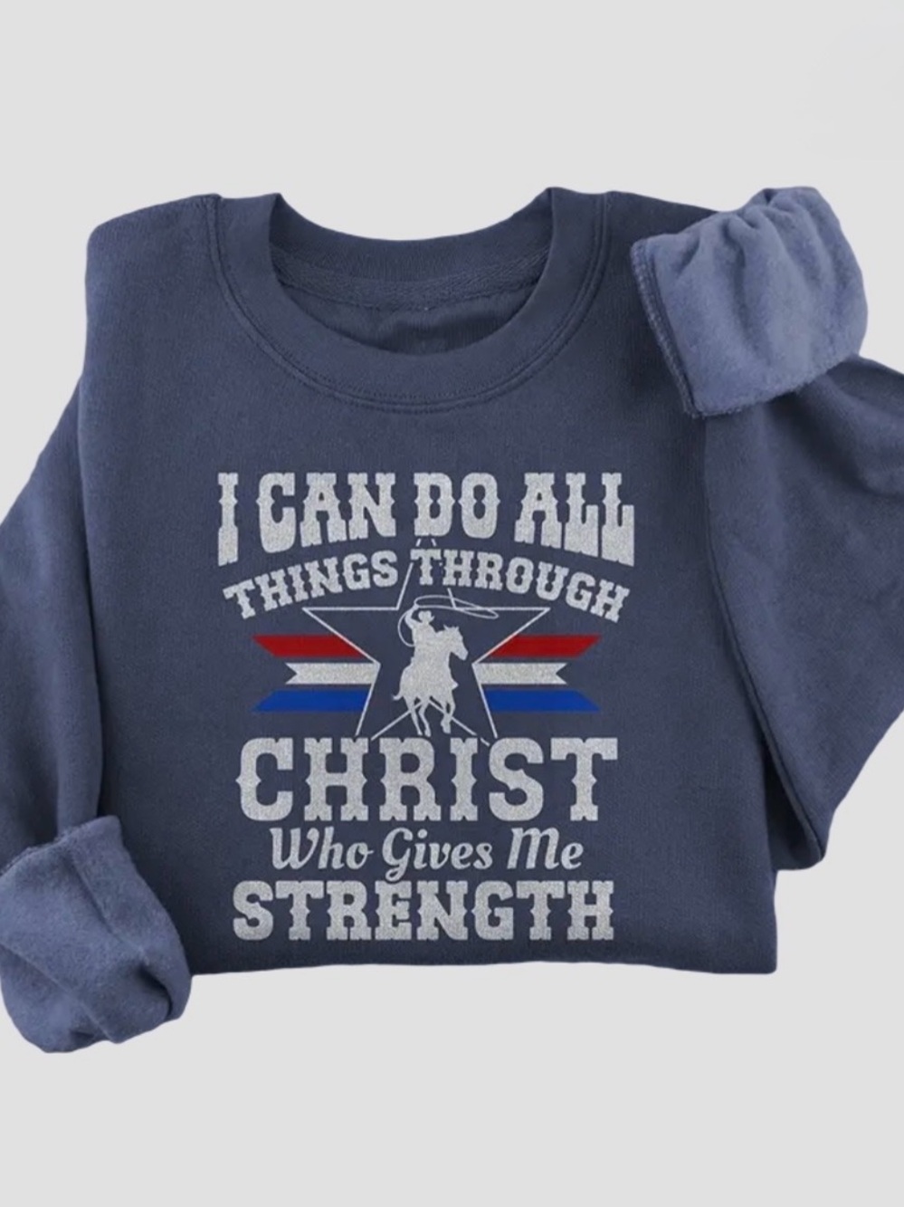 Versewear I Can Do All Things Crew Neck Sweatshirt